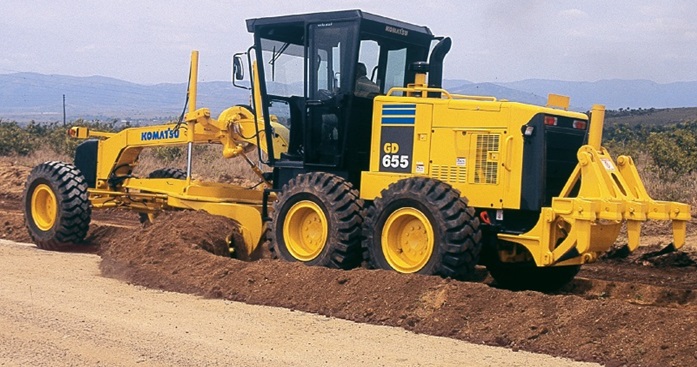 فروش گریدر راه‌سازی در امارات | مدل‌های Cat و Komatsu