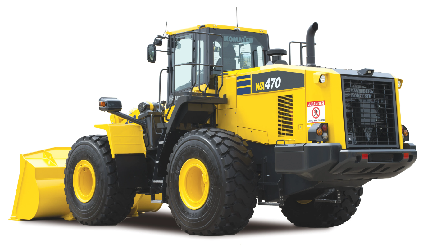 لودر کوماتسو WA470 | افزایش سرعت و دقت در جابجایی مصالح