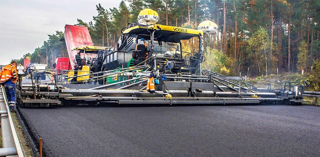 فروش فینیشر آسفالت | قیمت رقابتی و تحویل فوری